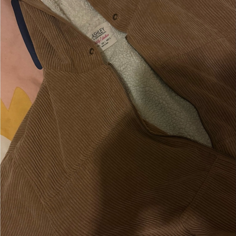 Ashley by 26 International Tan Corduroy Jacket